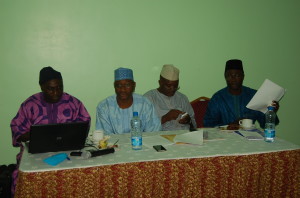 Speakers at the workshop.