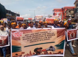 Nigerians Protest Against Cybercrime Act, Demand Good Governance, Free Expression